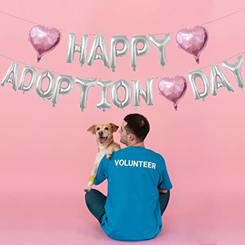 Happy Adoption Day Balloon Banner For Child Pet Adoption Party Supplies, Happy Gotcha Day, Celebrate Adoption Party Supplies (16 Inch) #TOP2