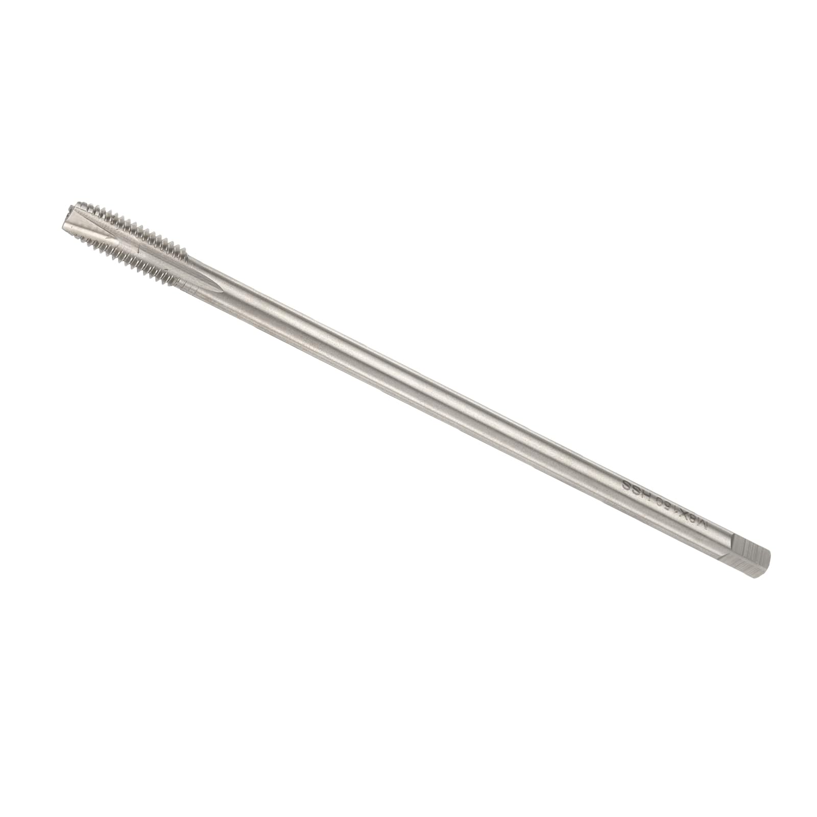 QUARKZMAN Maschio Filettato a Punta Elicoidale Metrica M8 x 1,25 H2, Utensile per Maschiatura Extra Lungo da 150 Mm (6"), Maschi per Macchine Acciaio Rapido