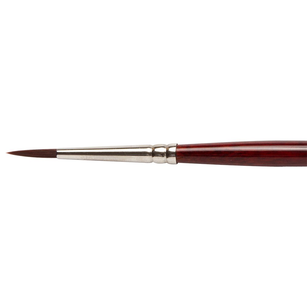 Pro-Arte Beige Pro Arte : Acrylix Round Synthetic Acrylic / Oil Brush Series 202 Short Handled Size 4