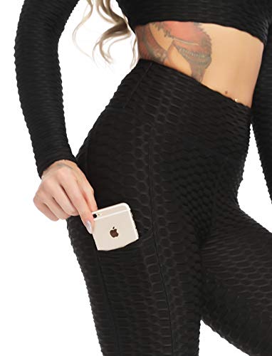 SEASUM Women's High Waist Yoga Pants Tummy Control Slimming Booty Leggings Workout Running Butt Lift Tights2