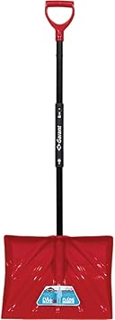 Garant 18" Poly Blade Snow Shovel, with Foldable Steel Handle