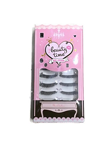10 Pairs Handmade Natural Fake Eyelashes EyeLashesMakeup No.02 (Free 1 Eyelash Growth)