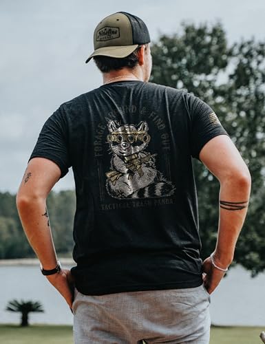 Nine Line Tactical Trash Panda T-Shirt - Funny Raccoon Military Graphic Shirt, Patriotic Veteran-Owned Apparel, Made in USA - Image 4