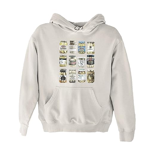 Vintage Canned Pickles Hoodie, Canning Season Hoodie, Pickle Jar Hoodie, Pickle Lovers Hoodie, Canned Pickles Hoodie, Homemade Pickles Hoodie