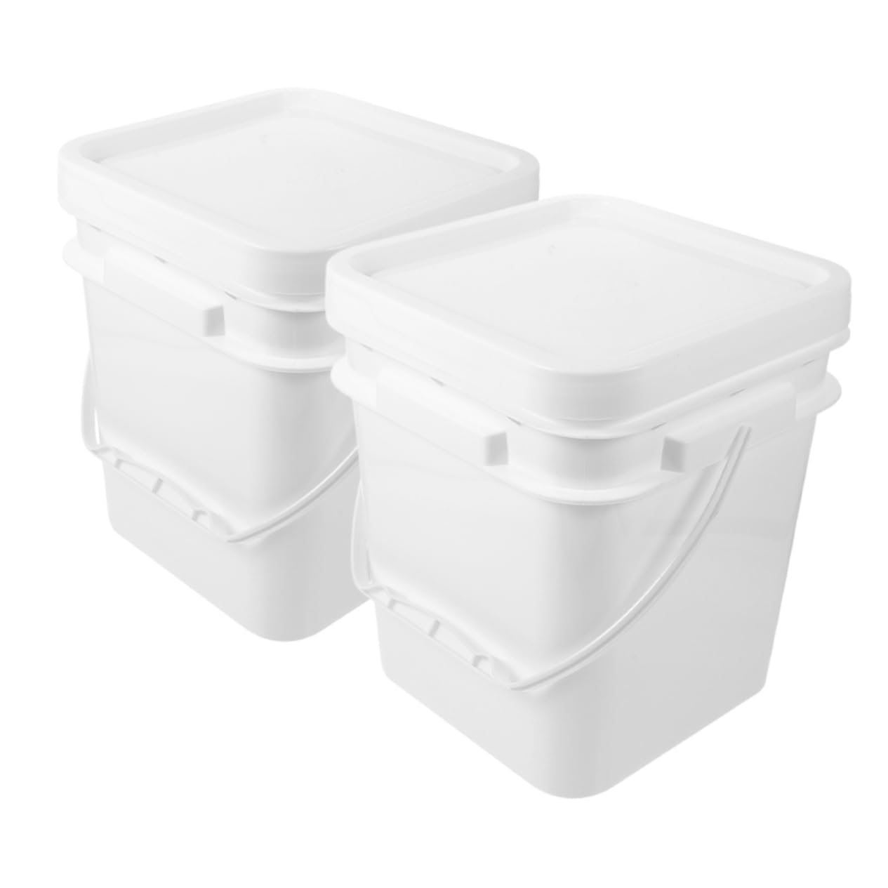 TOPBATHY 2 Piezas Cubos de Multifuncionales de Recipientes de Almacenamiento para Transportar y Almacenar Pigmentos