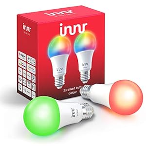 Innr E27 Smart LED-lamp Color, compatibel met Philips Hue*, Alexa & Hey Google (bridge vereist) dimbaar, 16 miljoen…