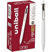 Uni-Ball 12-Pack Uniball 0.38mm Ultra Micro Black Gel Ink Pens (White)