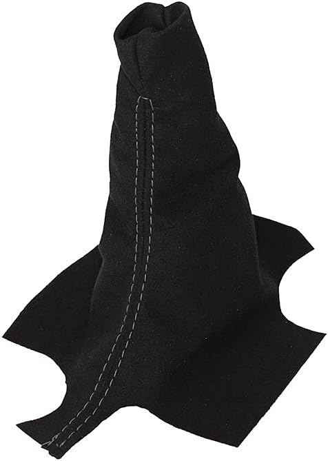 Shift Boot Compatible with Honda Civic Sedan Suede Various Stitching Colour Available (White Stitch)