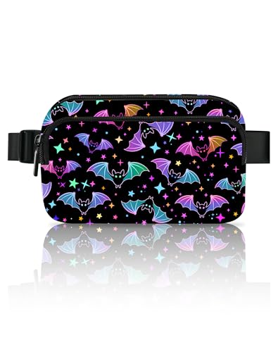 Image of Bat Fanny Pack for Women Belt Bag Fashion Everywhere Waist Pouch Lightweight Crossbody Bags with Adjustable Strap