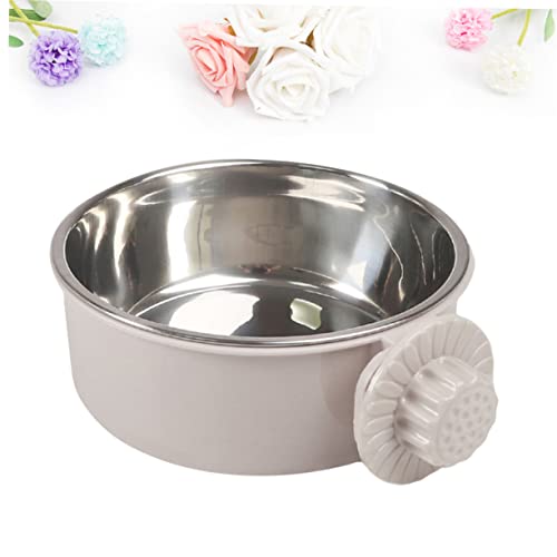 BESPORTBLE 3stücke Stainless Steel Pet Feeder Wandmontierter Futternapf Für Hunde Und Katzen Kleiner Grauer Futternapf Mit Rutschfester Aufhängung Leicht Zu Reinigen Und Stabil Für