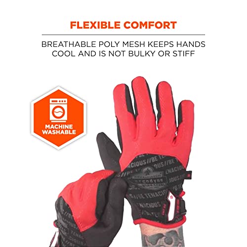 Ergodyne Proflex 812Cr6 Work Glove, Cut Resistant, Cut Level Protection A6, 2X-Large Black #TOP3