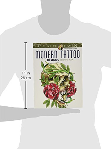 Dover Creative Haven Modern Tattoo Designs Coloring Book - Image 6