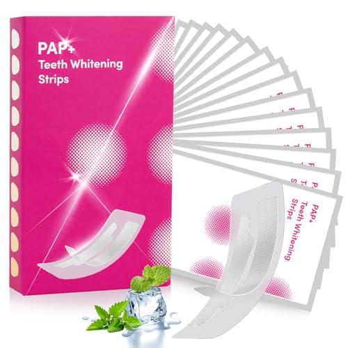 28 Stück Zahnaufhellungs Streifen Professionelle Teeth Whitening Strips, Bleaching Zähne für Weißere Zähne,Schnelle Aufhellung, Entfernt Verfärbungen & Flecken, Mit Frischem Minzgeschmack（rosa）