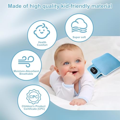 Baby Vibrating Soother,Baby Patter for Sleep,Rechargeable Baby Sleep Soother Pad with 3 Vibration Modes & 90M Timer - Portable Vibration Mattress for Crib, Bassinet, and Travel Stroller