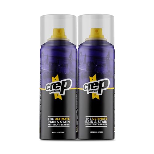 Crep Protect Shoe Protector Spray - 200ml Rain & Stain Waterproof Nano Protection for Sneaker Leather Nubuck Suede & Canvas (Pack of 2)