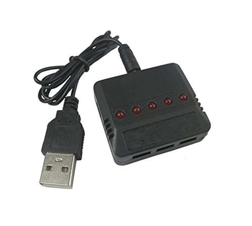 HobbyFlip Charge 5 in 1 Lipo Battery Charger USB Interface for 3.7v Li-Po Compatible with Dromida Verso