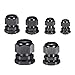 Tool parts 30Pcs PG9 PG11 PG13.5 PG16 PG19 PG21 Cable Gland Waterproof Joint Black for Wire