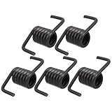 BESTOYARD 5pcs Torsional Springs with Dual Hooks for Steel Cutting Machine Replacement – Industrial Cutting Machine Accessory Springs for Enhanced Precision and Durability
