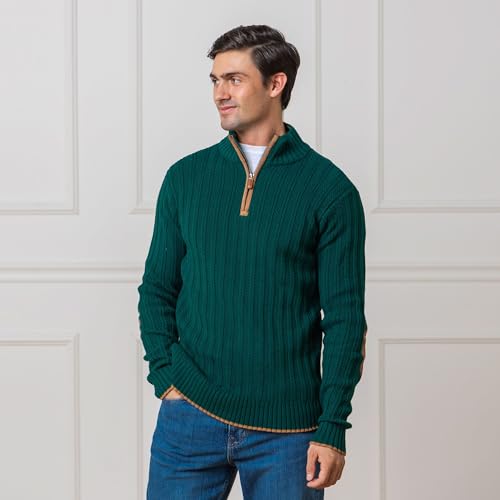 Image of Hope & Henry Men's Half Zip Pullover Sweater