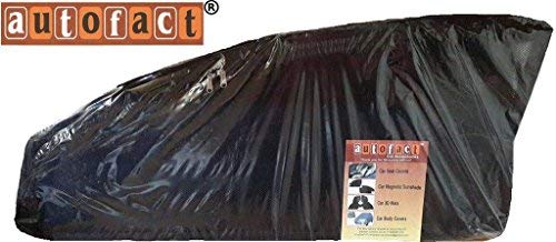 Image of Autofact Magnetic Car Sunshades Compatible with MG Hector (Set of 4) - Easy Installation, UV Protection, Keeps Car Cool (Front 2 with Zippers for Easy Access, Rear 2 Without Zippers)