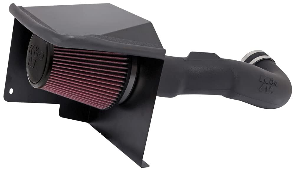 K&N Cold Air Intake System: High-Flow Air Filter, Increase Performance & Towing: Compatible with 2009-2014 Chevy/GMC/Cadillac Silverado, Suburban, Tahoe, Sierra, Yukon, Escalade, Avalanche, 57-3070