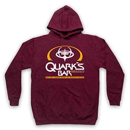 Sweat a capuche de qualite Trek Deep Space Nine vetement durable Quark's Bar