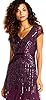 Adrianna Papell Women's Long Beaded V-Neck Dress w... #2