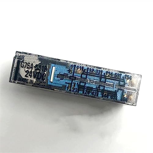Relais G7SA-5A1B-24VDC DC24V de sécurité avec contacts guidés pour circuit industriel - Lot de 5