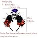 Shurhome Punk Flower Skull Headwear Dark Series Fashion Head Accessory Hairband for Halloween Event and Stage Show Dressingup Simulation Flower Headpiece