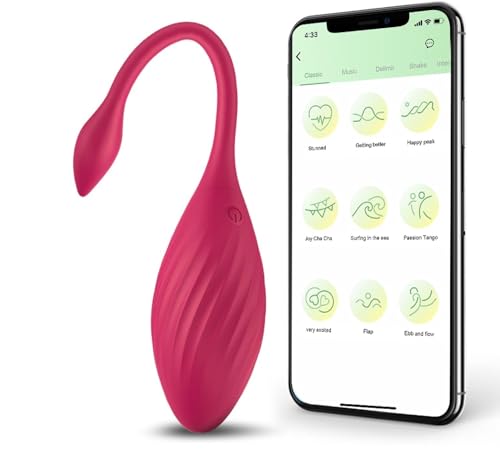 Œuf 𝐕Ibrant Oeuf Vibrant Connecté Telephone App Pȱṛţ𝗮𝖻łe Stimülateur ỌEÜ𝐅