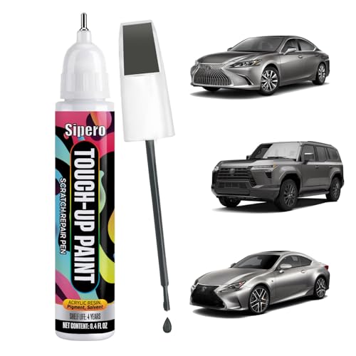 Atomic Silver (1J7) for Lexus Touch Up Paint Pen - Exact OEM Color Match for Chips & Scratches - Compatible with RX, NX, ES, UX