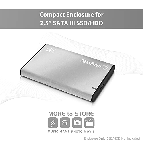 Carcasa Vantec NexStar 6G USB 3.2 para Disco 2.5” SATA III miniatura 2