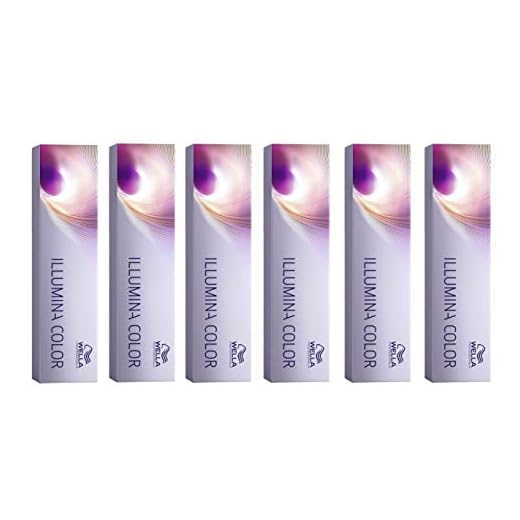 6er Wella Professionals Illumina Color 10/69 Hell Lichtblond Violett Cendre 60 ml