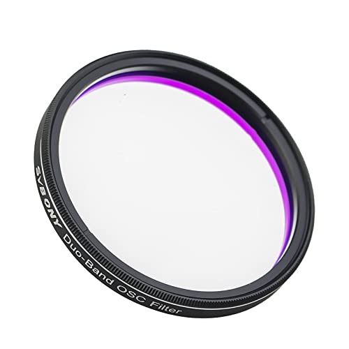 Filtres SVBONY SV220 Duo-Band OIII 7nm / Ha 7nm - 1.25 Pouce - Pour Photo Couleur