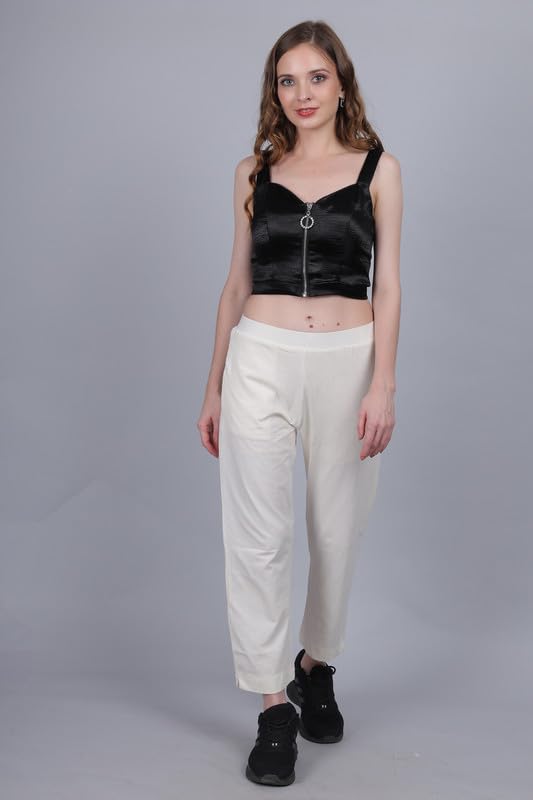 Image of Women's Cotton Light Weight Comfortable, Stretchable, Breathable & Soft Pant Style Jeggings