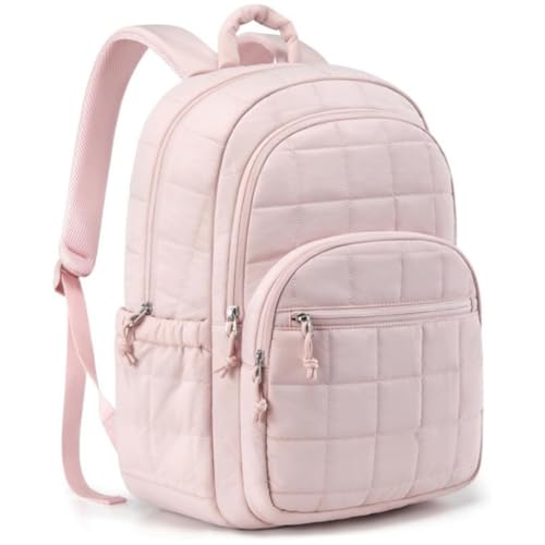 Sac à dos ordinateur 15.6 pouces universitaire, grand sac de voyage mode pour fille.