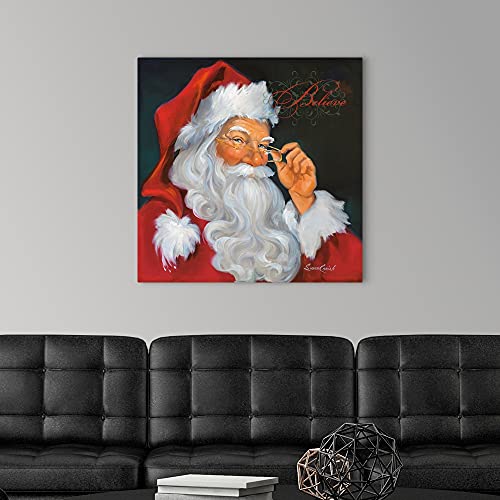 Believe Canvas Wall Art Print, Christmas Artwork #TOP2