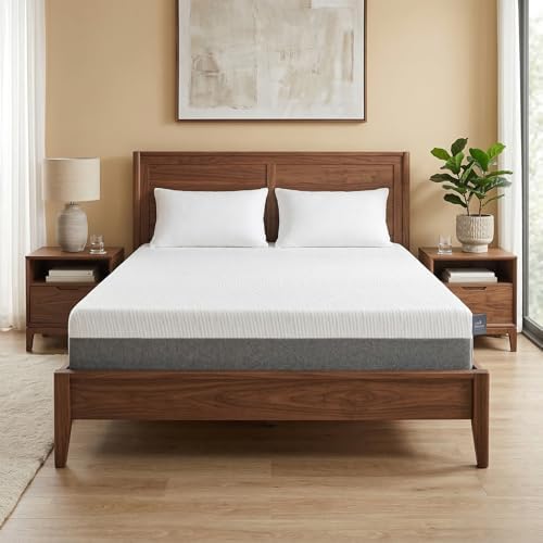 12 Inch Queen Mattress, Cooling Gel Memory Foam Mattress Queen Size for Back Pain, Motion Isolation , Pressure Relief, Fiberglass Free, CertiPUR-US Certified, Medium Firm Mattress in a Box