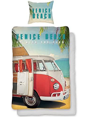 SkyBrands Reenforzado Ropa de Cama Volkswagen Vw067 Hojas 135x200cm+80x80