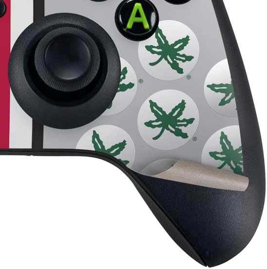 Skinit Decal Gaming Skin Compatible with Xbox Series X Bundle - Officially Licensed Ohio State University Buckeyes Design
