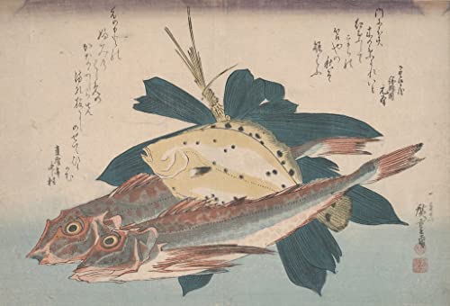 Tableau Deux niers et un flet Hiroshige pour personnaliser un grand mur
