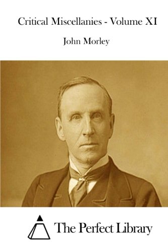 Critical Miscellanies - Volume XI