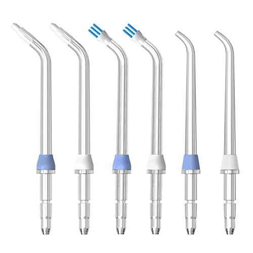Image of Replacement Tips for Waterpik Water Flosser (2 Classic Jet Tips & 2 Orthodontic Tips & 2 Plaque Seeker Tips)