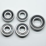 Z400GP (KZ400M), GPz400, GPz400F (ZX400A)用 ローフリクション ホイールベアリング セット (NTN non-contact seal bearings)