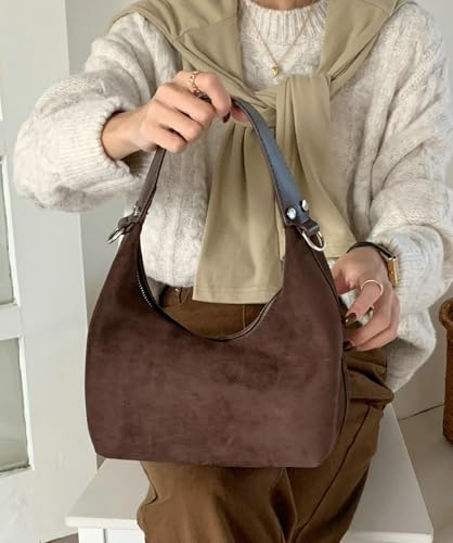 Bolso Retro de Gamuza Slouchy para Mujer miniatura 3