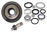Compatible with 92-00 YFB250 Timberwolf Rear Differential Pinion Ring Gear & Bearing Seal