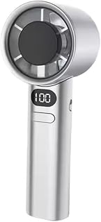 GIFTMAX Portable Handheld Fan USB Rechargeable Mini Fan Speed (1-100) Adjustable Personal Fan with Digital Display Electri... Price In India