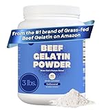 Zen Principle Grass-Fed Gelatin Powder, 3 lb. Custom Anti-Aging Protein for Healthy Hair, Skin, Joints & Nails. Paleo and Keto Friendly. Cooking and Baking. GMO-Free and Gluten-Free. Unflavored.