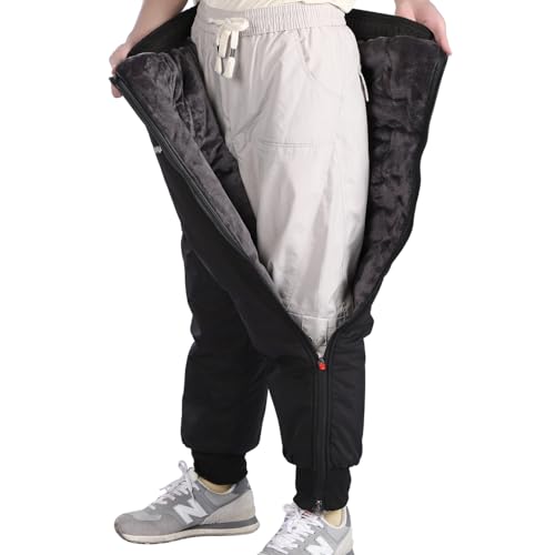 nakira バイクパンツ 裏起毛オーバーパンツ L