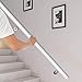 Handrail Stairs Railing Indoor Outdoor White Wooden Staircase Handrails, 50600 cm Complete Tool Kit, Anti-Skid Railings for Children in Indoor Lofts Industrial Wind Against The Wall Handrail(200cm)
